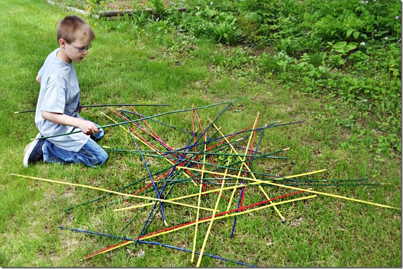 A Simple Way to Make Giant Yard Pick-up Sticks
