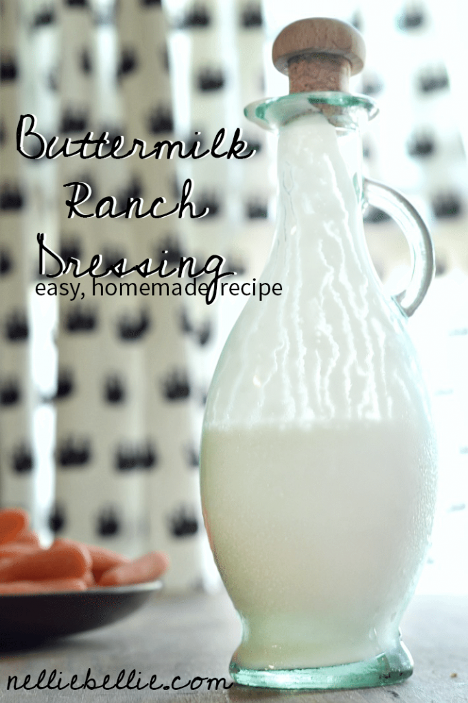 Homemade ranch dressing that is the easiest version you've ever seen!