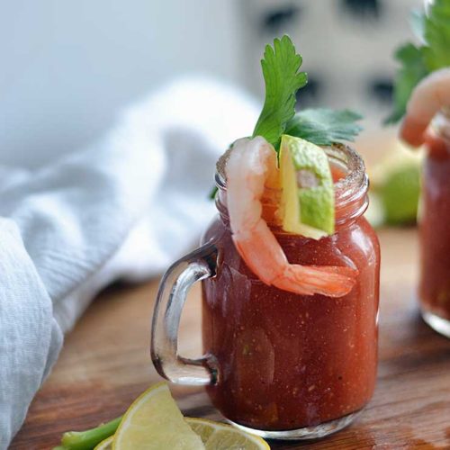 Bloody Mary Mason Jar