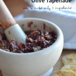 How to make olive tapenade, a basic olive tapenade recipe. healthy snack ideas