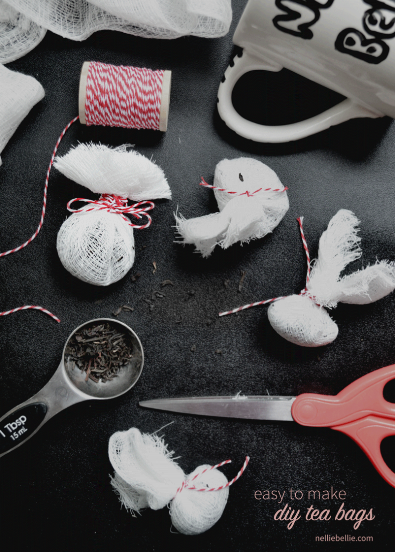 How To Make Tea Bags From Coffee Filters Or Cheesecloth Easy Tutorial