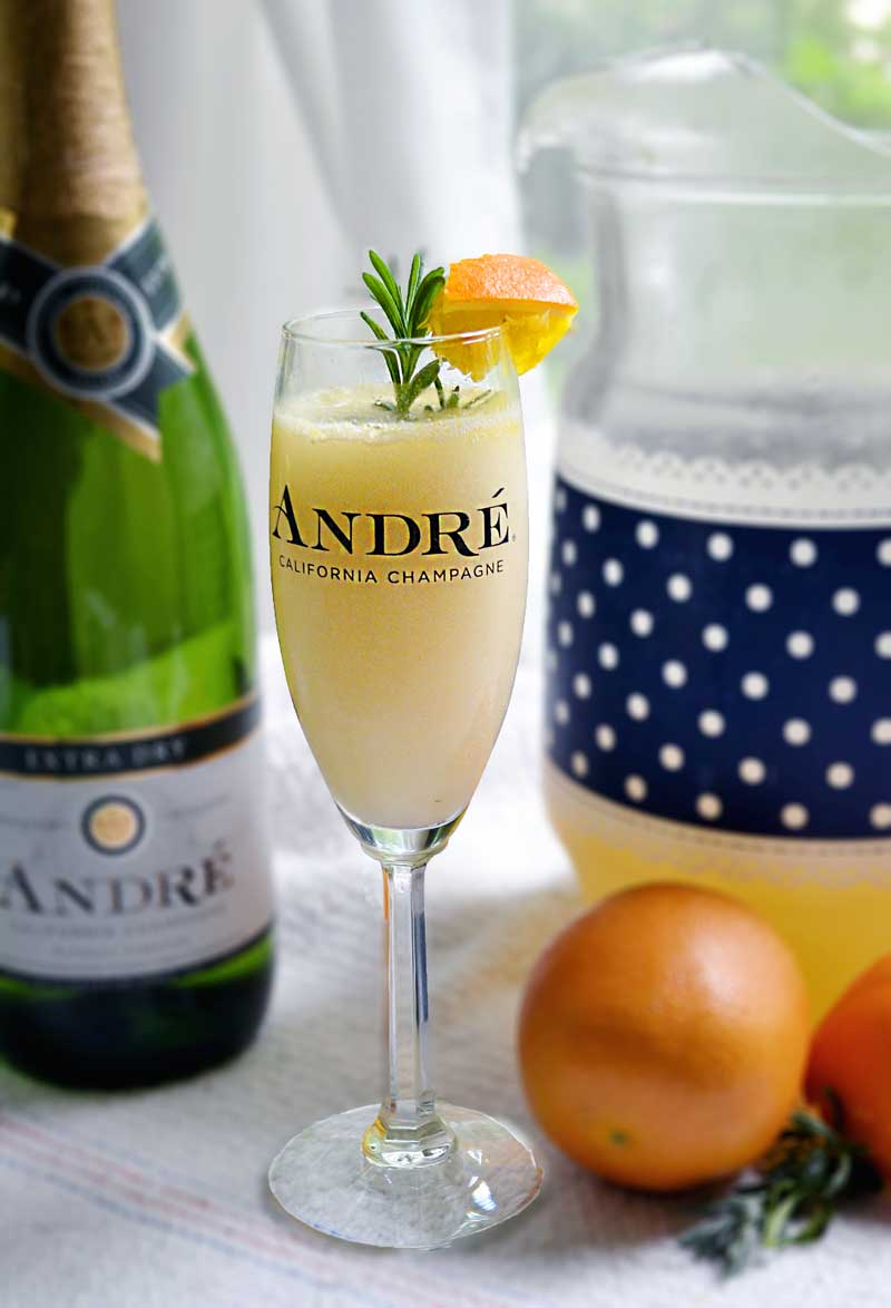 Lavender Mimosa Recipe  a mimosa recipe for a pitcher!