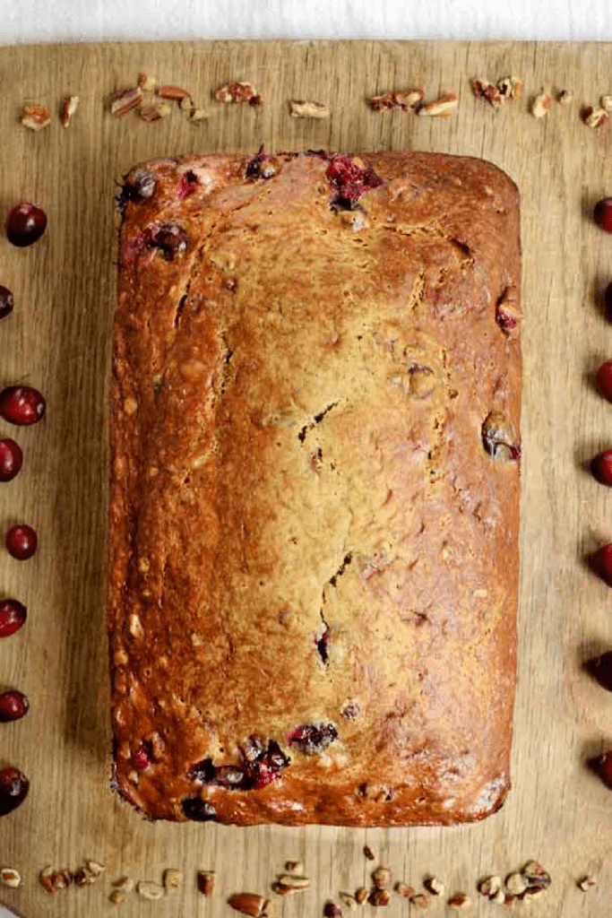 Cranberry Walnut Banana Bread Recipe ⋆ NellieBellie