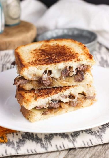 philly-cheesesteak-panini-simple comfort food