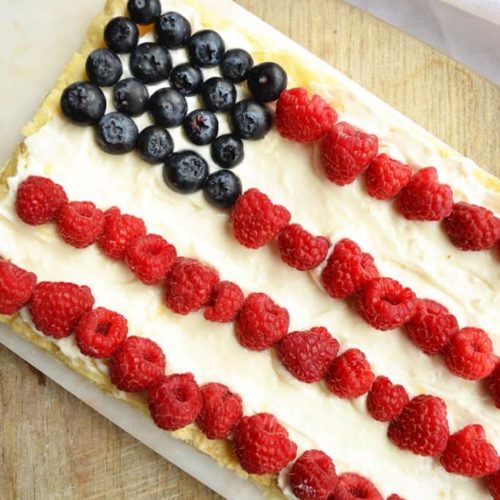 Patriotic Berry Tart - Ready in under 30 minutes!