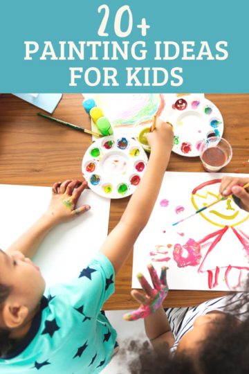 over 20 of the BEST Painting Crafts for kids