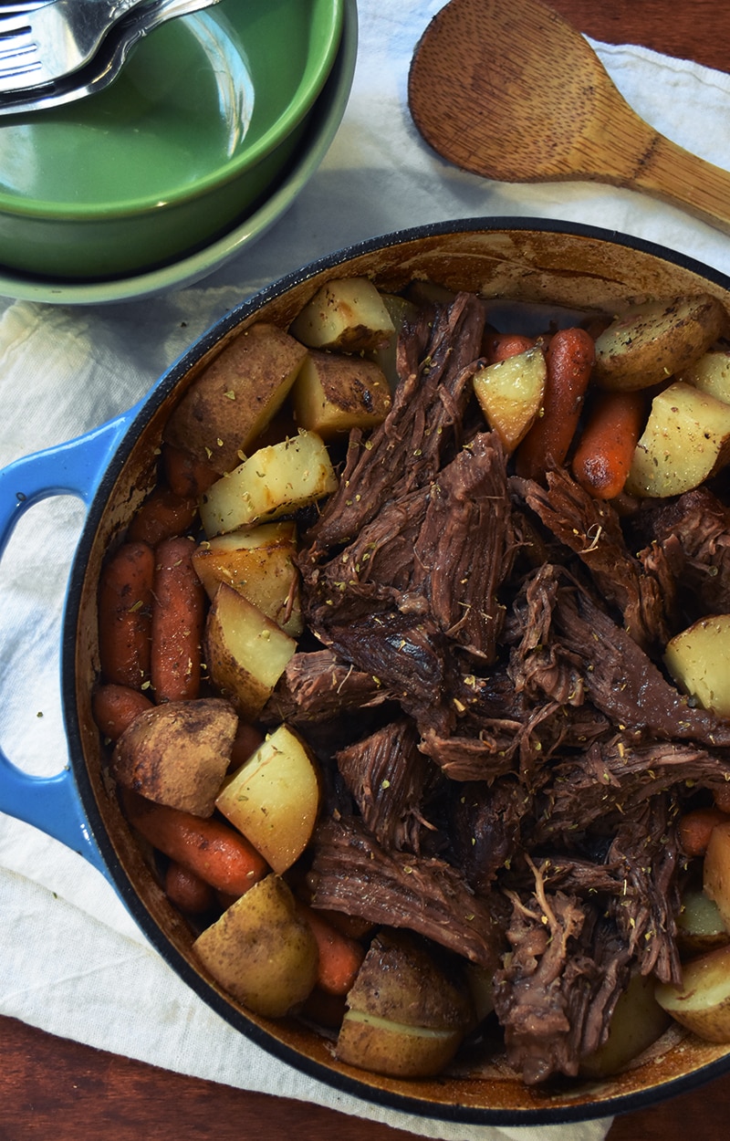 Grandma's Sunday Oven Pot Roast | srsly pot roast in the oven is best!