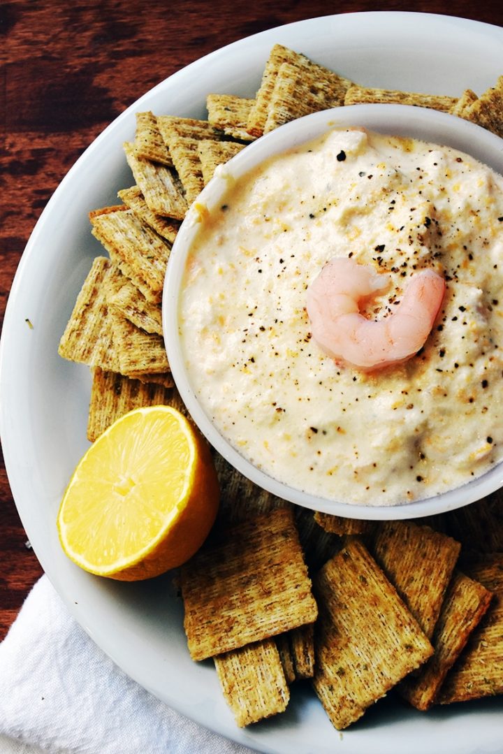 easy creamy Shrimp Dip good hot OR cold...the BEST recipe!