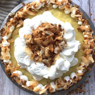 old-fashioned coconut cream pie