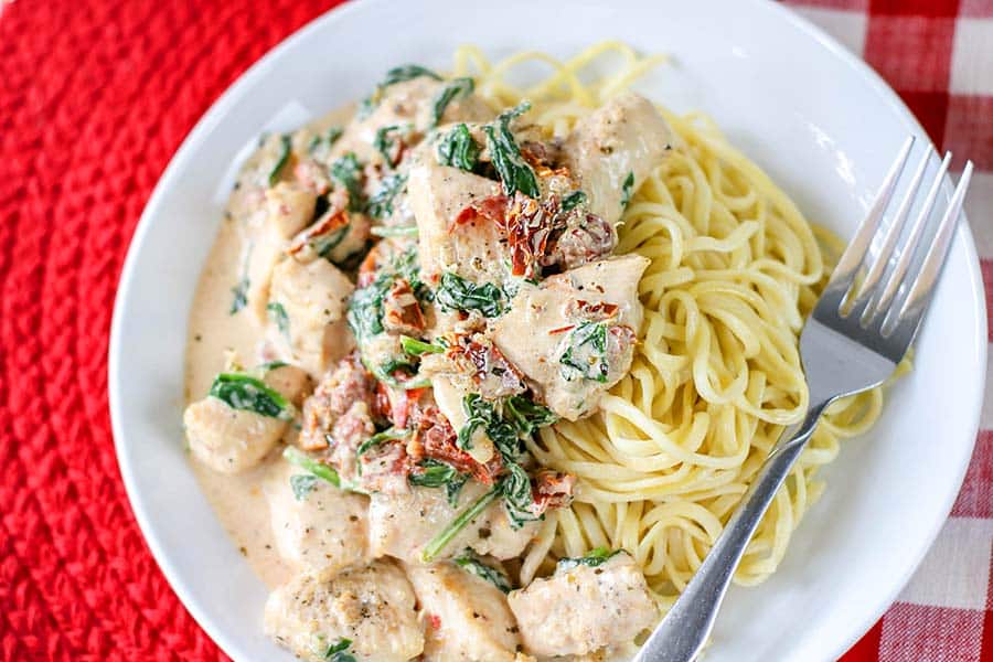 easy Skillet Tuscan Chicken Recipe