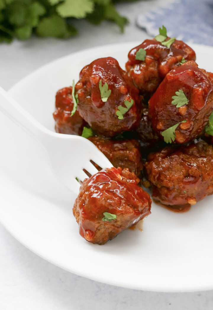 Sweet And Spicy Sauce Crockpot Meatballs 5 Minute Prep