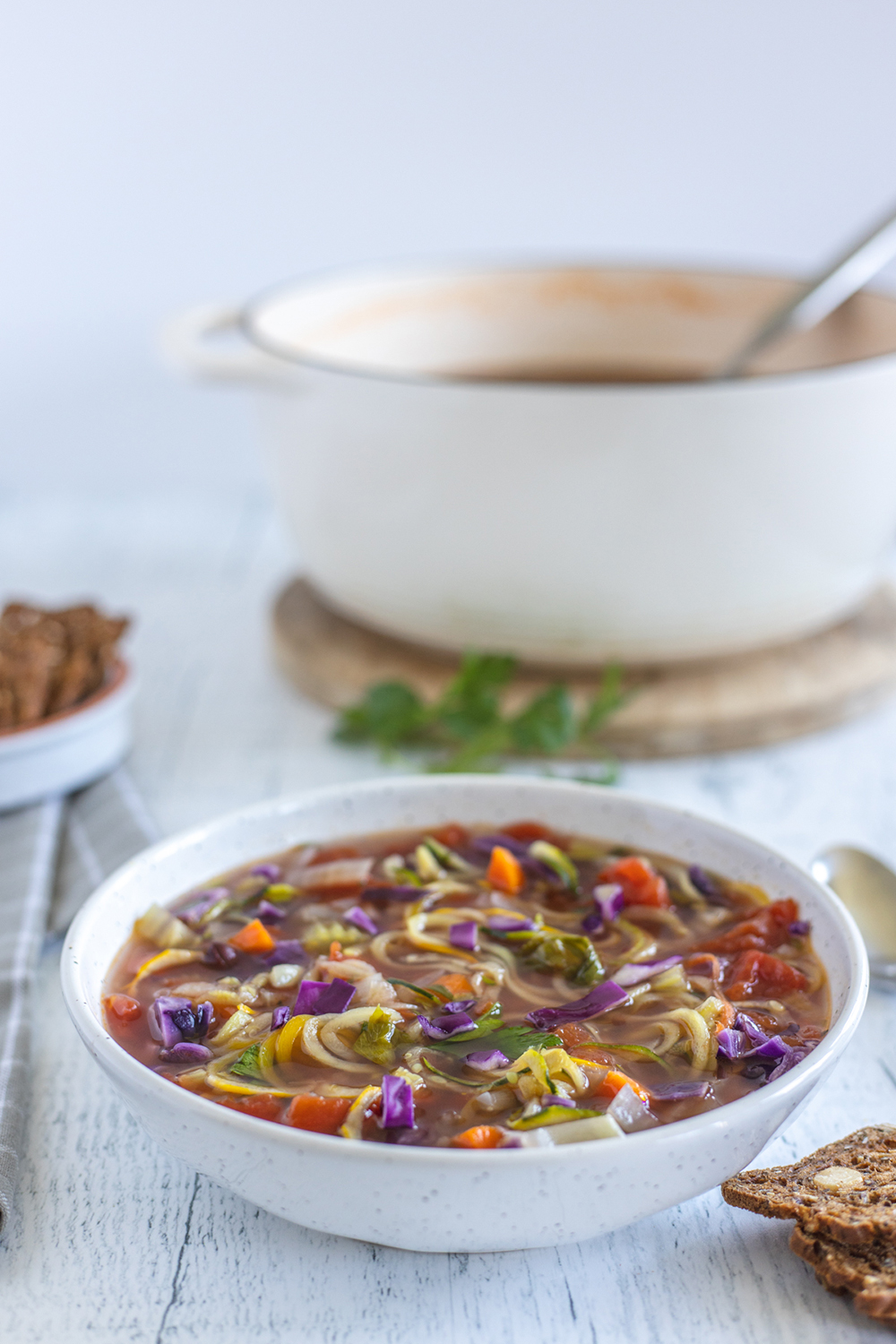 vegetable zoodle soup recipe