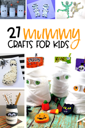 27 Quick & Easy Halloween Crafts for Kids featuring MUMMIES!