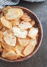 homemade Rice Chips or Rice Crackers made from rice flour