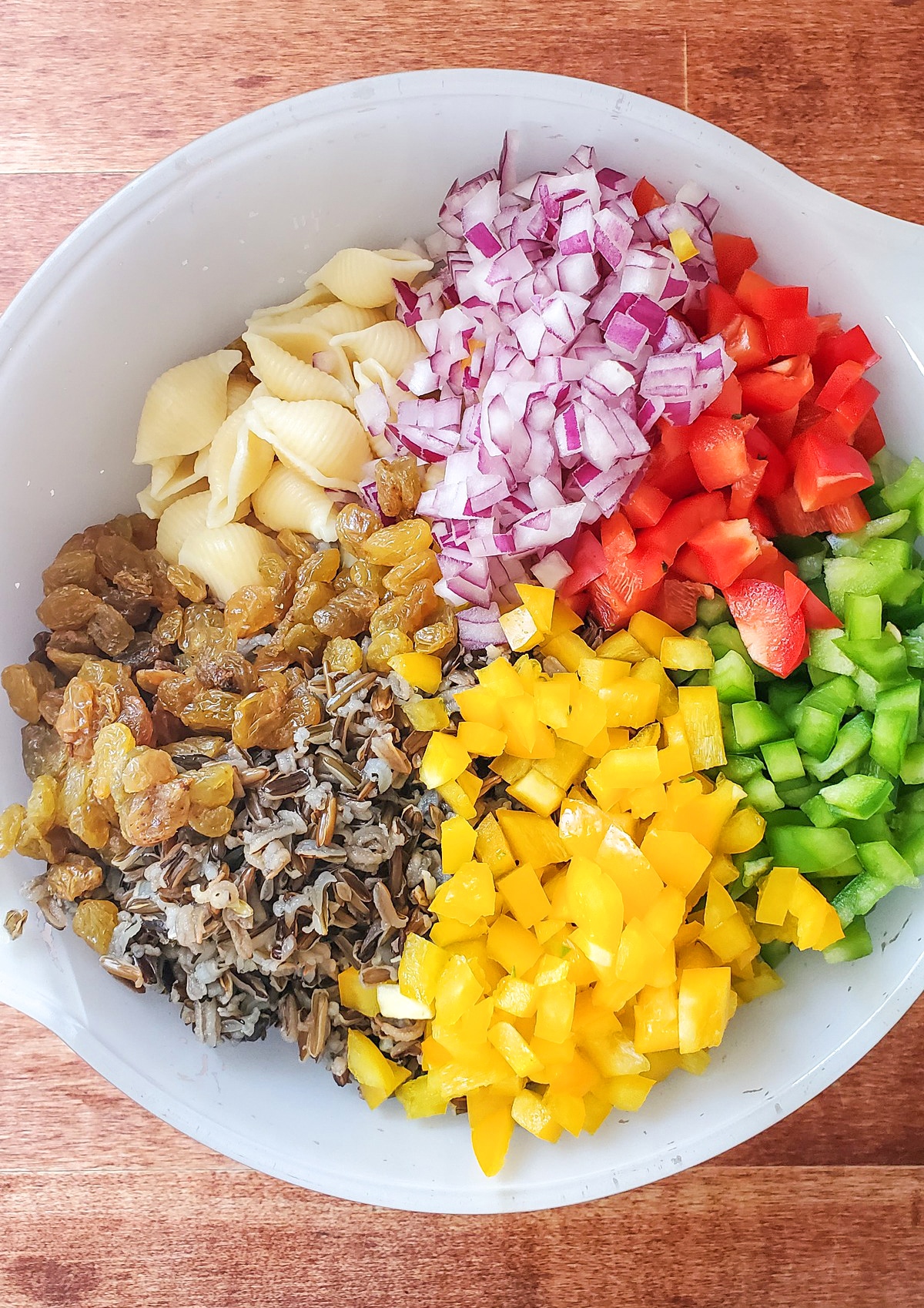 Wild Rice Pasta Salad // a picnic favorite! // dairyfree